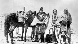 Jefes Cheyenne retenidos como rehenes por el General Custer para el regreso de la Sra. Morgan y la Sra. White de American Photographer